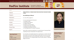 Desktop Screenshot of foxfireinstitute.org